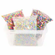 PlayBox: 5mm MIDI barevné žehlitelné korálky v kbelíku, balení 30 000 ks.