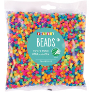 PlayBox: 5mm MIDI nažehlovací korálky v neonových barvách, balení 6000 ks