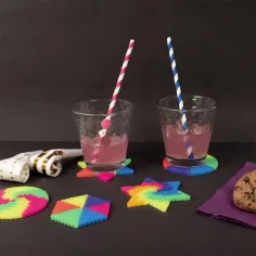 PlayBox: 5mm MIDI neonově barevné žehlicí korálky v kbelíku, balení 5000 ks. obrázek 3