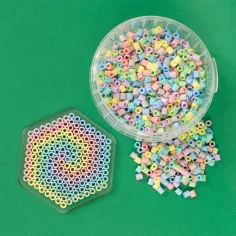 PlayBox: 5mm MIDI zažehlovací korálky 1000 ks v pastelových barvách obrázek 2