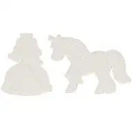 PlayBox: 5mm MIDI zažehlovací korálky základna princezna a jednorožec sada 5+5 ks