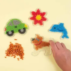 PlayBox: 5mm MIDI žehlicí korálky - pes, auto, ryba, květina, balení 4 ks. obrázek 3