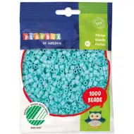 PlayBox: 5mm MIDI žehlicí korálky, 1000 ks, pastelově tyrkysová barva.