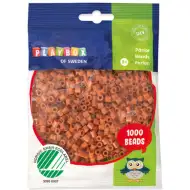 PlayBox: 5mm MIDI žehlicí korálky, 1000 ks, světle hnědá barva.