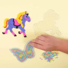 PlayBox: 5mm MIDI žehlicí korálky, základna motýl a kůň obrázek 2