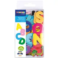 PlayBox: Barevná magnetická písmena, 80 ks
