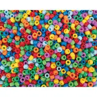 PlayBox: Barevné navlékací korálky 9mm 1000ks