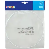 PlayBox: Bílý kovový kruh 20 cm