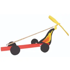PlayBox: DIY dřevěné auto s vrtulí, sada 6 kusů obrázek 2