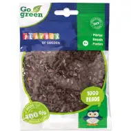 PlayBox: Go Green 5mm MIDI žehlitelné korálky v hnědé barvě, 1000 ks.