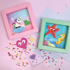 PlayBox: Kreativní sada na výrobu obrázků z nažehlovacích korálků – Jednorožec obrázek 2