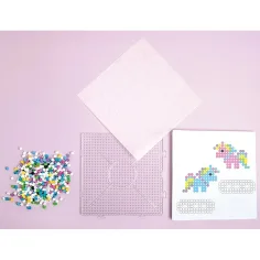 PlayBox: Kreativní sada zažehlovacích korálků 5 mm MIDI s motivem jednorožce obrázek 2