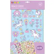 PlayBox: Mega sada samolepek s motivem jednorožce - 500 ks