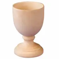 PlayBox: Přírodní dřevěný dekorovatelný stojan na vejce 6,5 cm, balení 20 kusů.