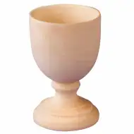 PlayBox: Přírodní dřevěný dekorovatelný stojan na vejce, průměr 42 mm, výška 65 mm, balení 10 ks.