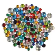 PlayBox: Plastové dekorativní křišťálové kameny, balení 1000 kusů.