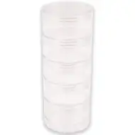 PlayBox: Průhledná patrová nádoba na ukládání 15 cm