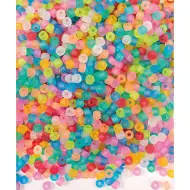 PlayBox: Průhledné barevné navlékací korálky 9mm 1000ks