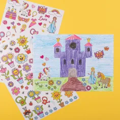 PlayBox: Princezny 500 ks mega sada samolepek obrázek 3