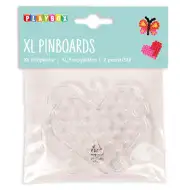 PlayBox: Sada 2 ks zažehlovacích korálkových podložek ve tvaru srdce a motýla