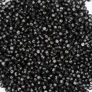 PlayBox: Sada černých plastových korálků k vaření, 500 ks.