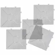 PlayBox: Sada základních desek pro spojení pro 5mm MIDI žehlicí korálky, 10ks set.