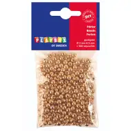 PlayBox: Sada zlatých kulatých korálků, 300 ks