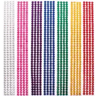 PlayBox: Samolepicí barevné kamínky 1176 ks 8 mm