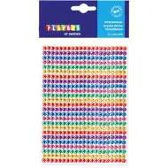PlayBox: Samolepící barevné kamínky 525 ks 5 mm