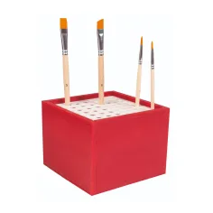 PlayBox: Stojan na štětce s 64 místy, rozměry 13x13x10 cm. obrázek 2