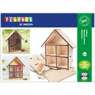 PlayBox: Udělej si sám dřevěný domeček set