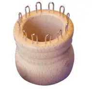 PlayBox: Velký dřevěný korálek 65x60mm