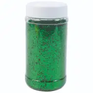 PlayBox: Zelený třpyt v kelímku 250 gramů