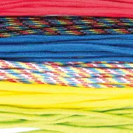 Playbox: Sada barevných uzlovacích šňůr – 3,4 mm, 6 x 2,6 m