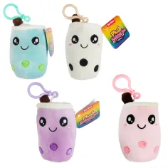 Plyšový přívěsek na klíče Bubble Tea v různých variantách 1ks obrázek 2