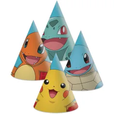 Pokémon párty čepice - sada 6 ks