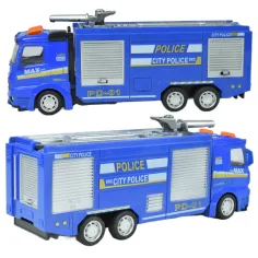 Policejní auta: Hračkový policejní vůz na otočných kolech v několika variantách 19cm obrázek 3