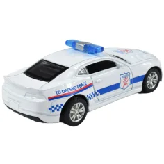Policejní auta: Kovové policejní auto na zpětné natažení v různých variantách 11cm 1ks obrázek 7
