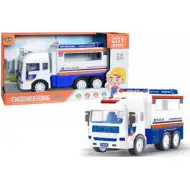 Policejní nákladní auto se světlem a zvukem