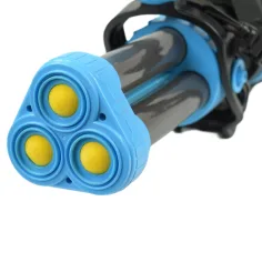 Power Popper Gun: Tříranná pěnová střelná zbraň s pěnovými kuličkami 55 cm obrázek 5