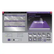 Průhledný samolepicí obal na učebnice s květinovým vzorem 50x31