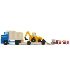 Pracovní stroje dřevěná sada vozidel - Melissa & Doug obrázek 3
