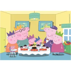 Prasátko Peppa 2×20 dílků Supercolor puzzle - Clementoni obrázek 2