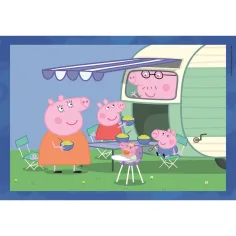Prasátko Peppa 4 v 1 Supercolor puzzle - Clementoni obrázek 3