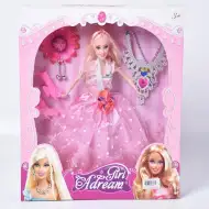 Princezna módní panenka s náhrdelníkem a dalšími doplňky