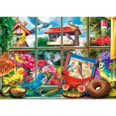 Ptáci za oknem 1000dílné prémiové plus kvalitní puzzle - Trefl obrázek 2