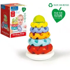 Pyramida z kroužků z 100% recyklovaného plastu - Clementoni baby obrázek 3