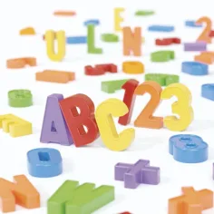 Quercetti: ABC + 123 magnetická sada 106 ks obrázek 2