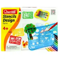 Quercetti: Kreslící šablona sada Farma