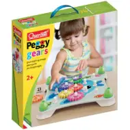 Quercetti: Peggy Gears 13dílná sada hraček s ozubenými koly